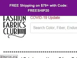 Sites similar to fashionfabricsclub.com
