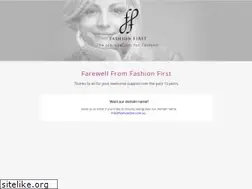 Sites similar to fashionfirst.com.au