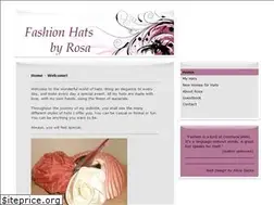 Sites similar to fashionhatsbyrosa.com