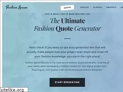Sites similar to fashionipsum.com