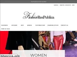 Sites similar to fashionrespublica.com