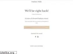 Sites similar to fashiontalkss.com