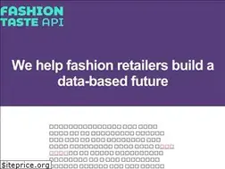 Sites similar to fashiontasteapi.com