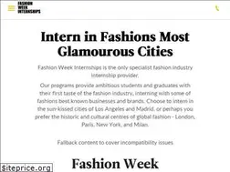 Sites similar to fashionweekinternships.com