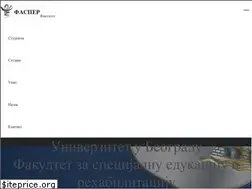 Sites similar to fasper.bg.ac.rs