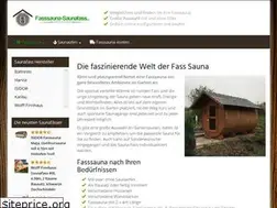 Sites similar to fasssauna-saunafass.de