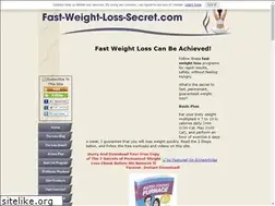 Sites similar to fast-weight-loss-secret.com