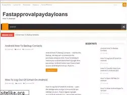 Sites similar to fastapprovalpaydayloans.com
