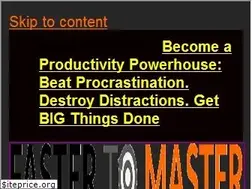 Sites similar to fastertomaster.com