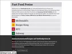 Sites similar to fastfoodpreise.de