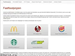 Sites similar to fastfoodprijs.nl