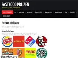 Sites similar to fastfoodprijslijst.nl