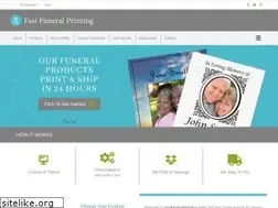 Sites similar to fastfuneralprinting.com