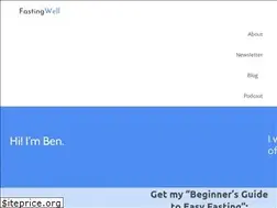 Sites similar to fastingwell.com