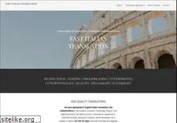 Sites similar to fastitaliantranslation.com