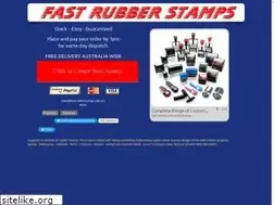 Sites similar to fastrubberstamps.com.au
