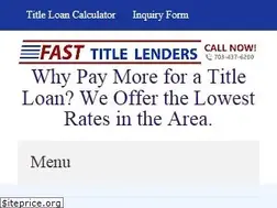 Sites similar to fasttitlelenders.com