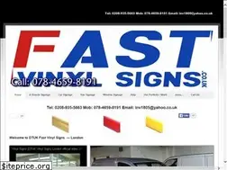 Sites similar to fastvinylsigns.co.uk