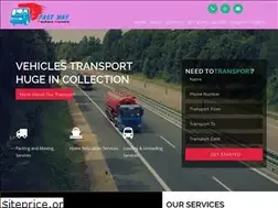 Sites similar to fastwaypackersmovers.com