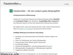 Sites similar to faszienrollen.net