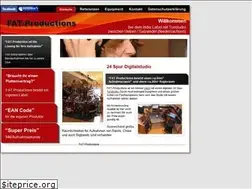 Sites similar to fat-productions.de