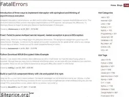 Sites similar to fatalerrors.org