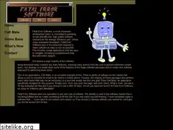 Sites similar to fatalerrorsoftware.com