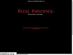 Sites similar to fatalinfluence.net