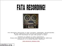 Sites similar to fatarecording.com
