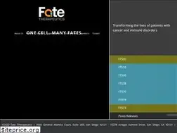 Sites similar to fatetherapeutics.com