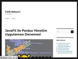 Sites similar to fatihbahceci.com