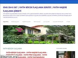 Sites similar to fatihbocekilaclama.net