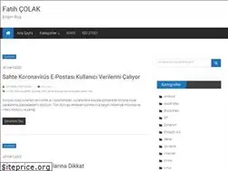 Sites similar to fatihcolak.com.tr