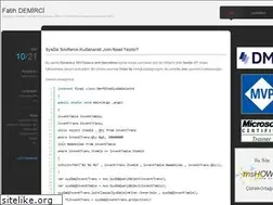 Sites similar to fatihdemirci.net