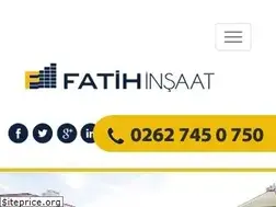Sites similar to fatihinsaat.com.tr