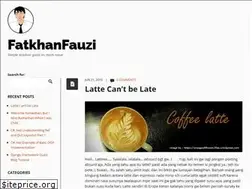 Sites similar to fatkhanfauzi.com