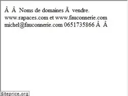 Sites similar to fauconnerie.com