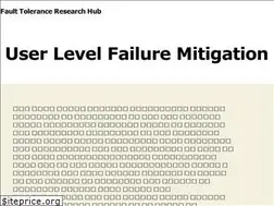 Sites similar to fault-tolerance.org