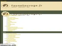 Sites similar to faunesauvage.fr