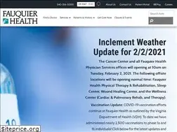 Sites similar to fauquierhealth.org