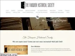 Sites similar to fauquierhistory.org