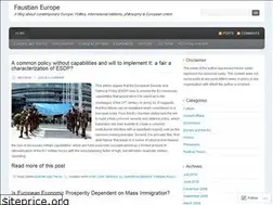 Sites similar to faustianeurope.wordpress.com