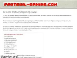 Sites similar to fauteuil-gaming.com
