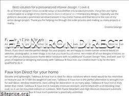 Sites similar to fauxirondirect.com