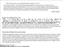 Sites similar to fauxironinserts.com