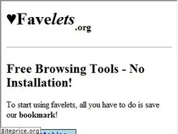 Sites similar to favelets.org