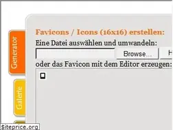 Sites similar to favicon-generator.de