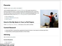 Sites similar to favonia.org