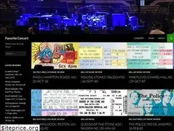 Sites similar to favoriteconcert.com