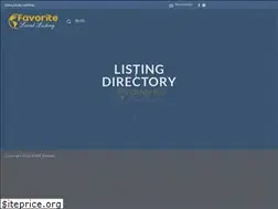 Sites similar to favoritelocallisting.com